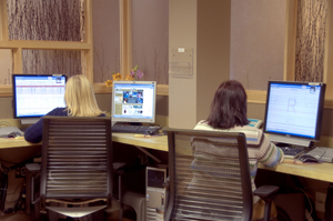 people on computers
